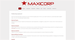 Desktop Screenshot of maxicorp.co.uk